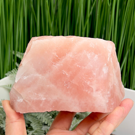 Rose Quartz High Quality Natural Raw Specimen Crystal 1484g