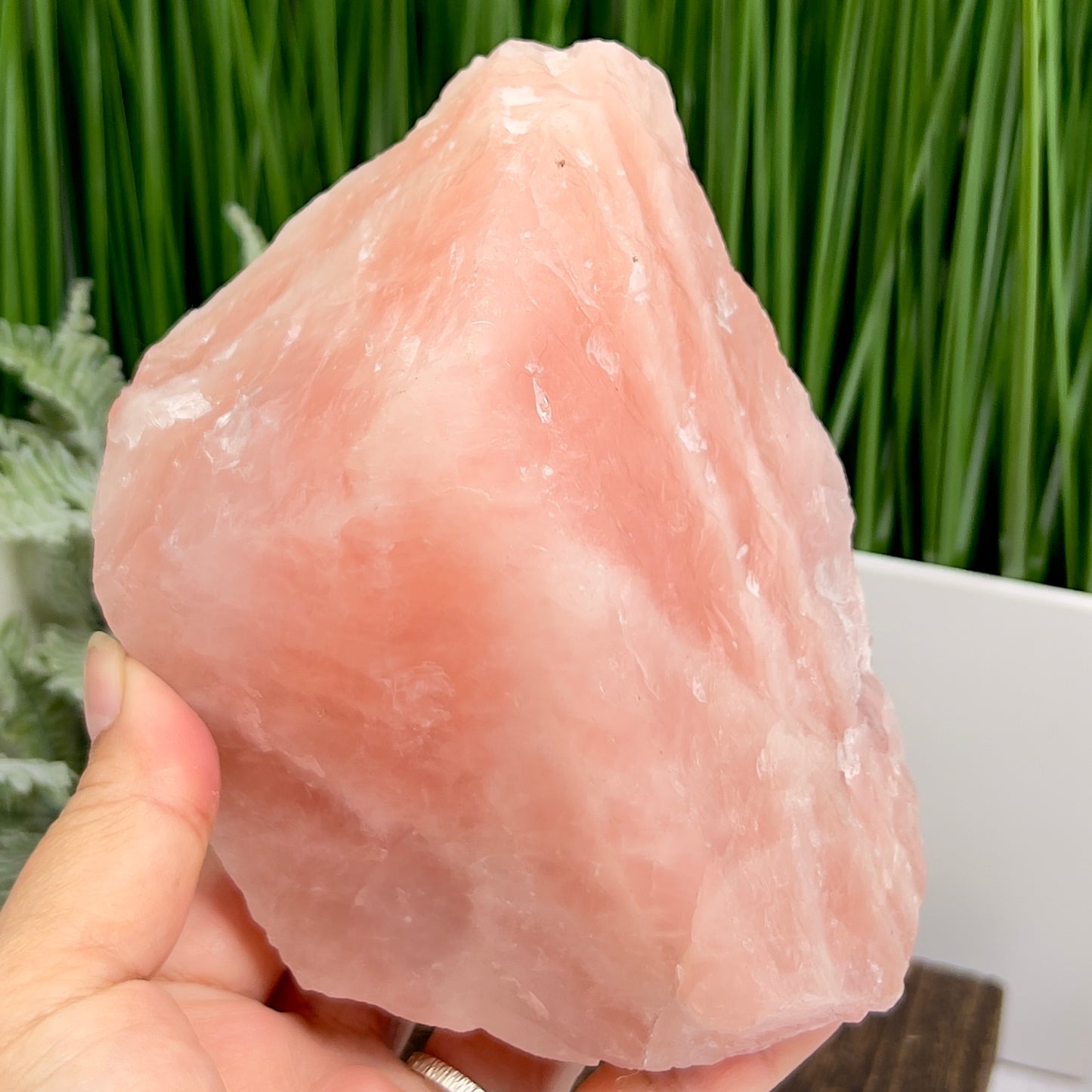 Rose Quartz High Quality Natural Raw Specimen Crystal 1484g