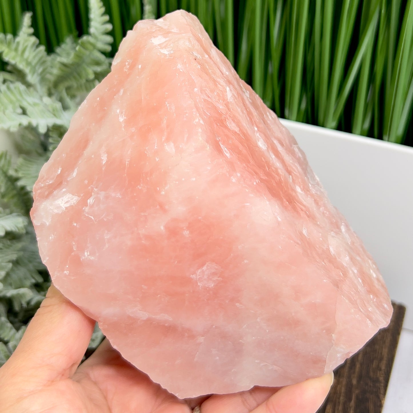 Rose Quartz High Quality Natural Raw Specimen Crystal 1484g