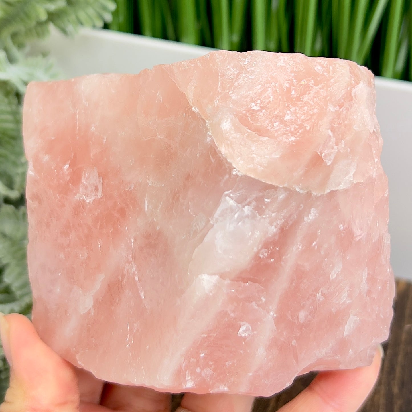 Rose Quartz High Quality Natural Raw Specimen Crystal 1484g