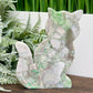 Variscite Utahlite Kitty Cat Healing Crystal Animal Carving 147g