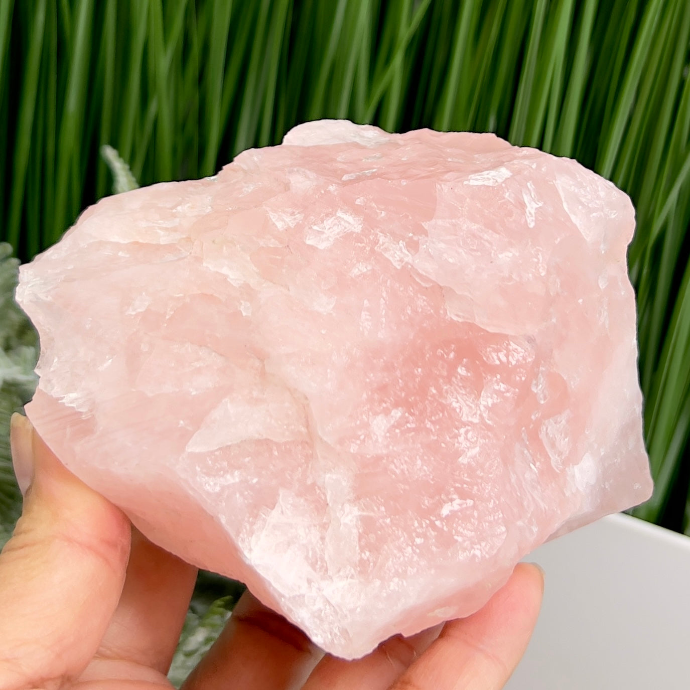 Rose Quartz High Quality Natural Raw Specimen Crystal 1062g