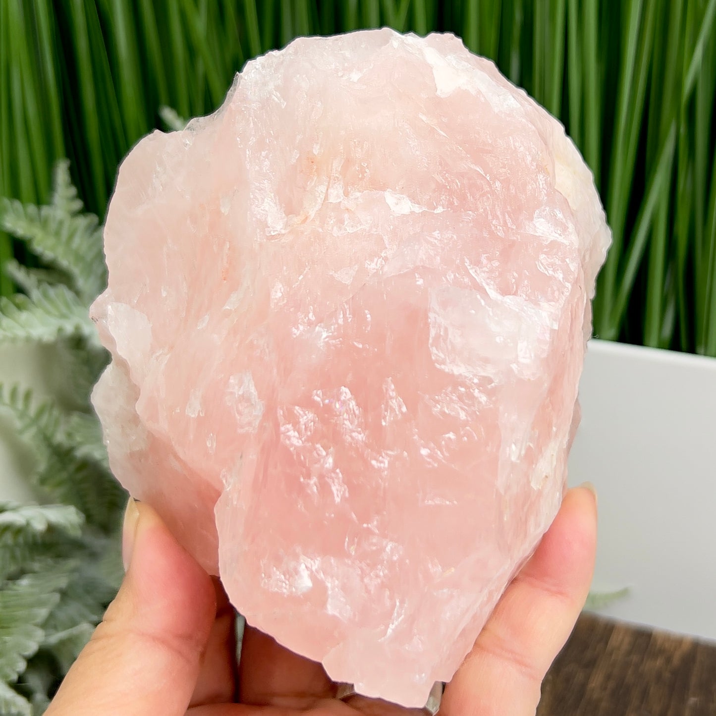 Rose Quartz High Quality Natural Raw Specimen Crystal 1062g