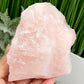 Rose Quartz High Quality Natural Raw Specimen Crystal 1062g