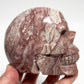 Red Onyx Skull Healing Crystal Carving 860g