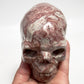 Red Onyx Skull Healing Crystal Carving 860g