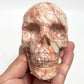 Red Vein Red Creek Cherry Creek Jasper Skull Healing Crystal Carving 663g