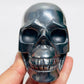 Terahertz Skull Healing Crystal Carving 537g