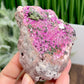 Cobalto Calcite with Malachite Natural Raw Mineral Healing Crystal 266g