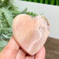 Pink Amethyst Heart with Stand Natural Healing Crystal 74g