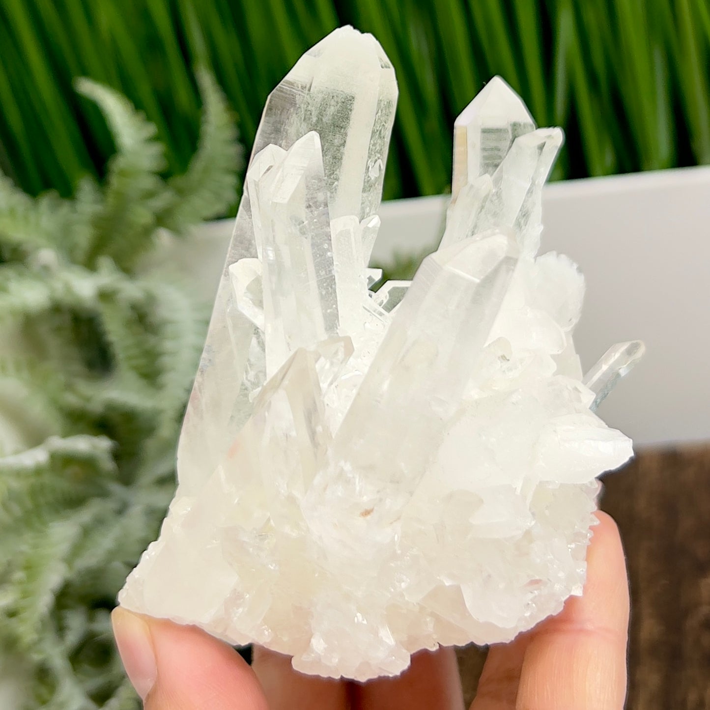 Clear Quartz Cluster Natural Raw Specimen Crystal 338g