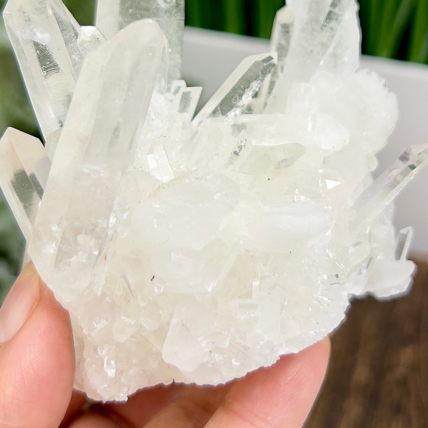 Clear Quartz Cluster Natural Raw Specimen Crystal 338g