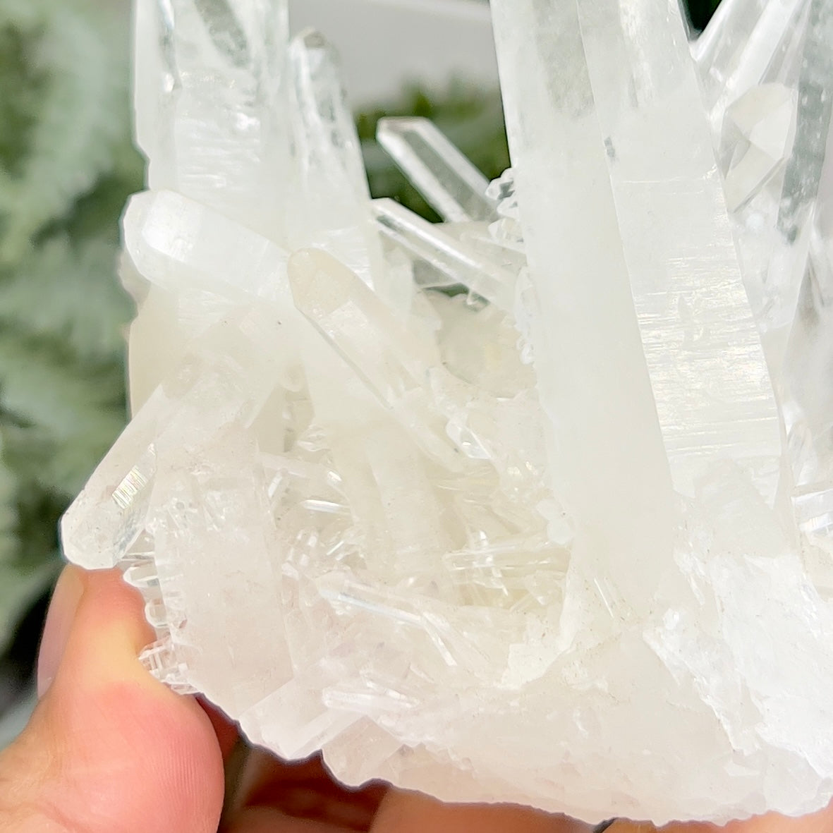 Clear Quartz Cluster Natural Raw Specimen Crystal 338g