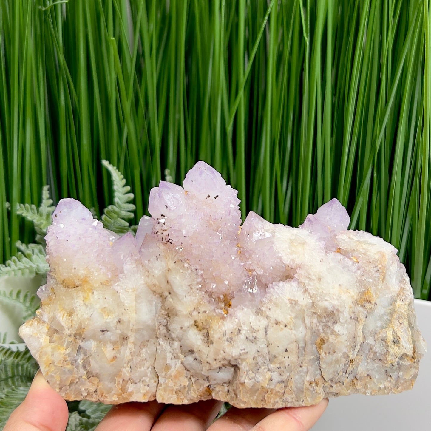 Amethyst Spirit Quartz Cluster Natural Crystal Specimen 1002g