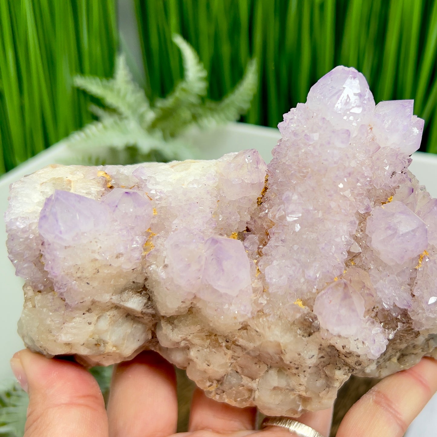 Amethyst Spirit Quartz Cluster Natural Crystal Specimen 1002g