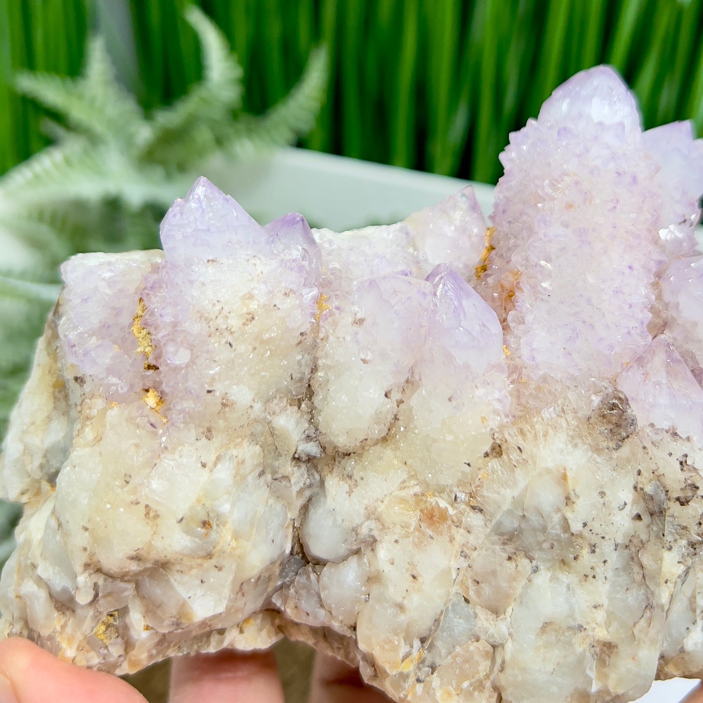 Amethyst Spirit Quartz Cluster Natural Crystal Specimen 1002g