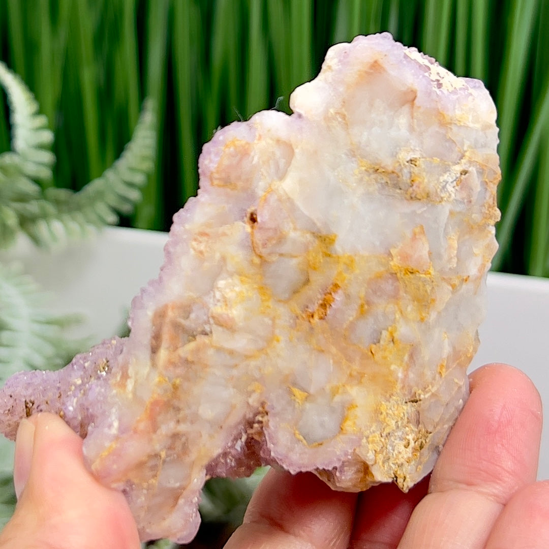 Amethyst Spirit Quartz Cluster Natural Crystal Specimen 184g