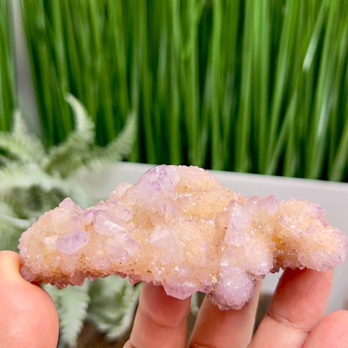 Citrine Amethyst Spirit Quartz Cluster Crystal Specimen 132g