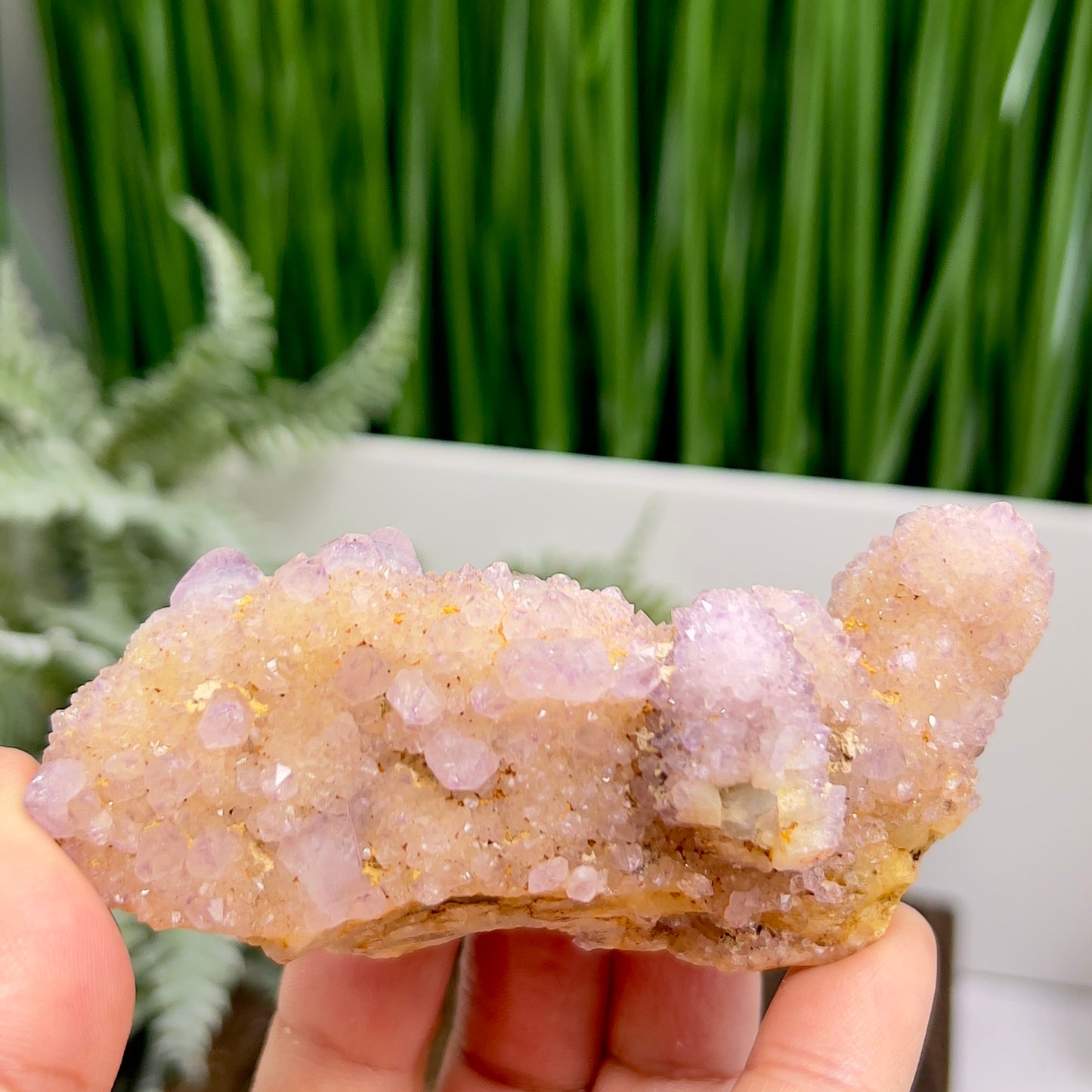 Citrine Amethyst Spirit Quartz Cluster Crystal Specimen 132g