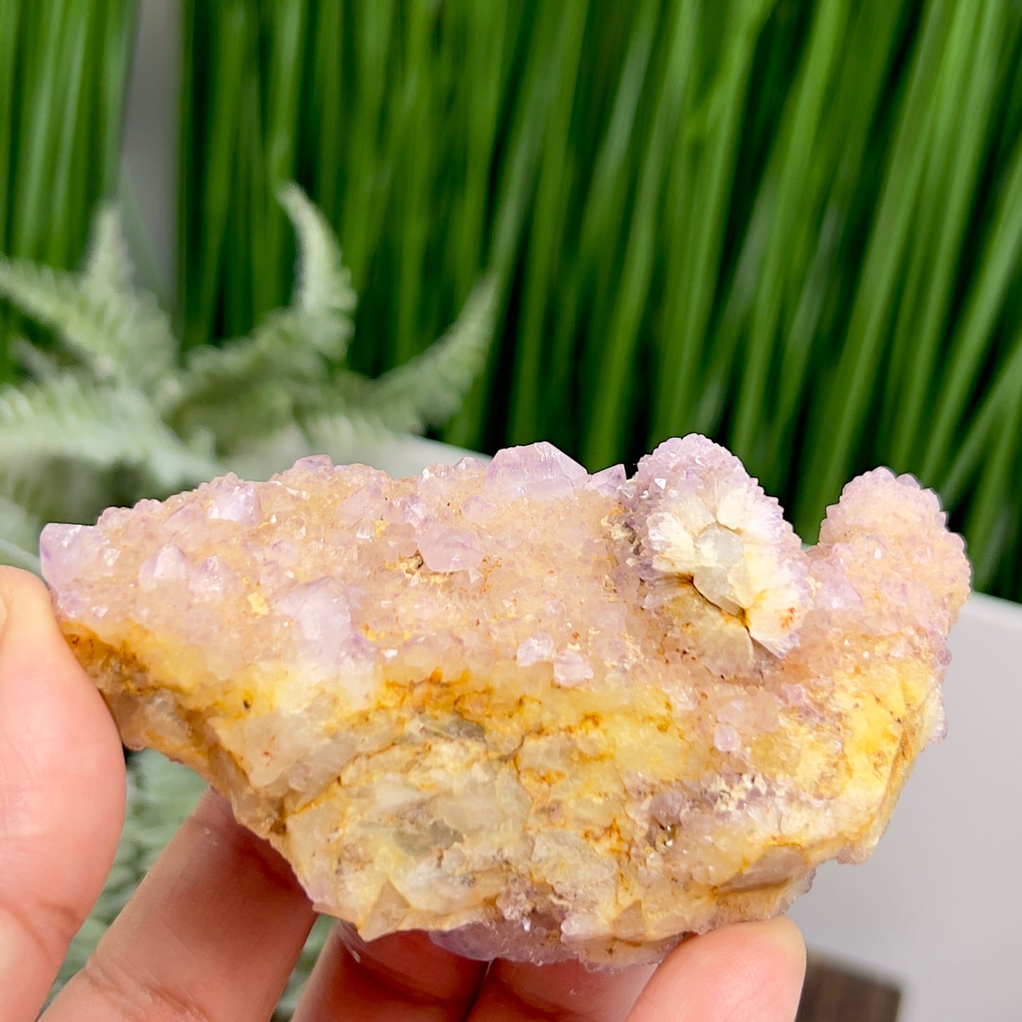 Citrine Amethyst Spirit Quartz Cluster Crystal Specimen 132g