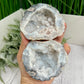 Trancas Quartz Geode Rock Sphere Crystal Specimen 434g