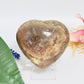 Golden Moonstone Heart Sunstone with Stand Healing Crystal Carving 406g