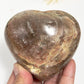 Golden Moonstone Heart Sunstone with Stand Healing Crystal Carving 406g