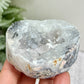 Trancas Quartz Heart Geode Slice Crystal Carving 124g