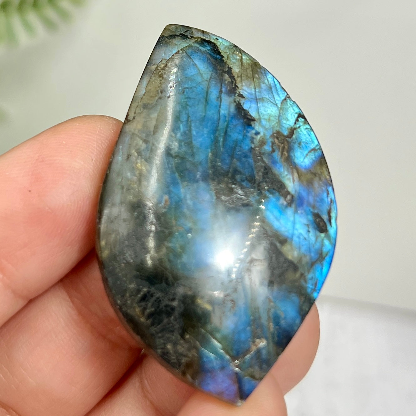 Labradorite Gemstone Cabochon DIY Jewellery Making Wire Wrapping Crystal 18g