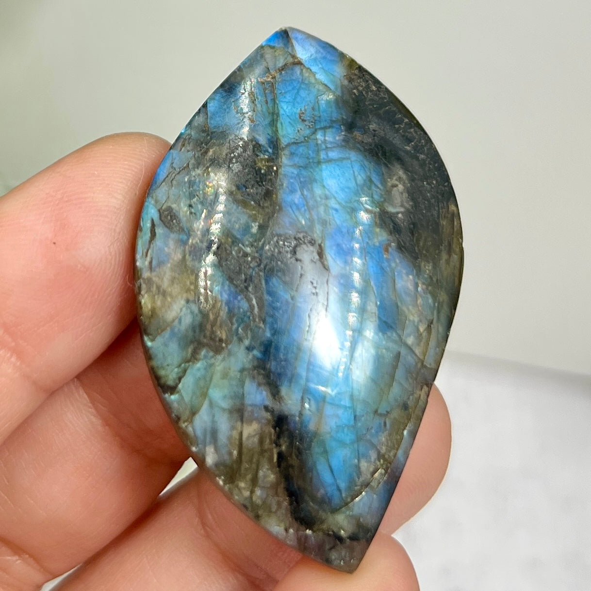 Labradorite Gemstone Cabochon DIY Jewellery Making Wire Wrapping Crystal 18g