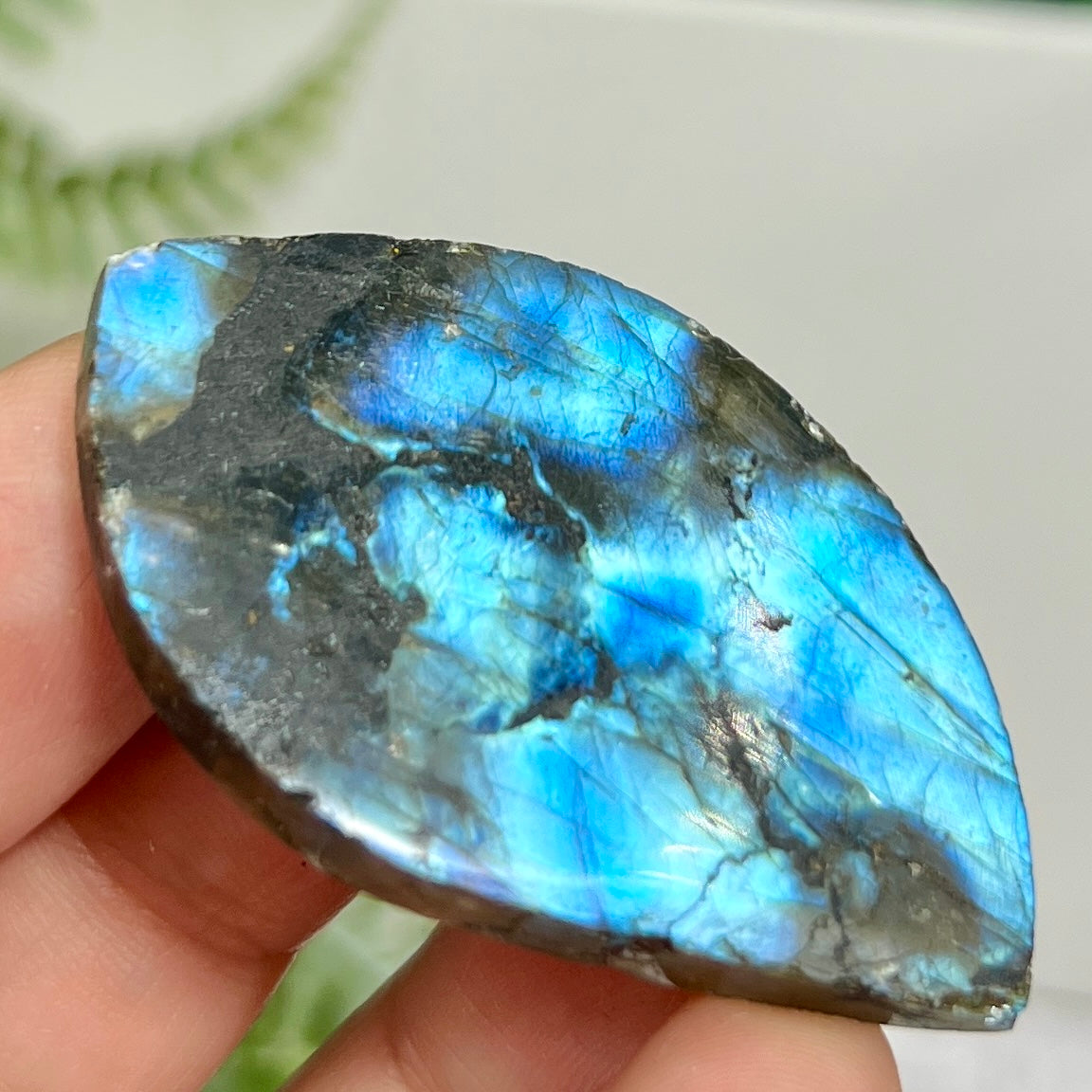 Labradorite Gemstone Cabochon DIY Jewellery Making Wire Wrapping Crystal 18g