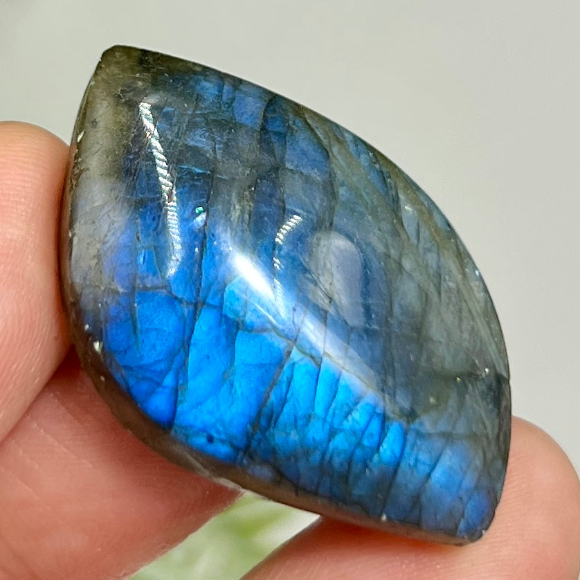 Labradorite Gemstone Cabochon DIY Jewellery Making Wire Wrapping Crystal 12g