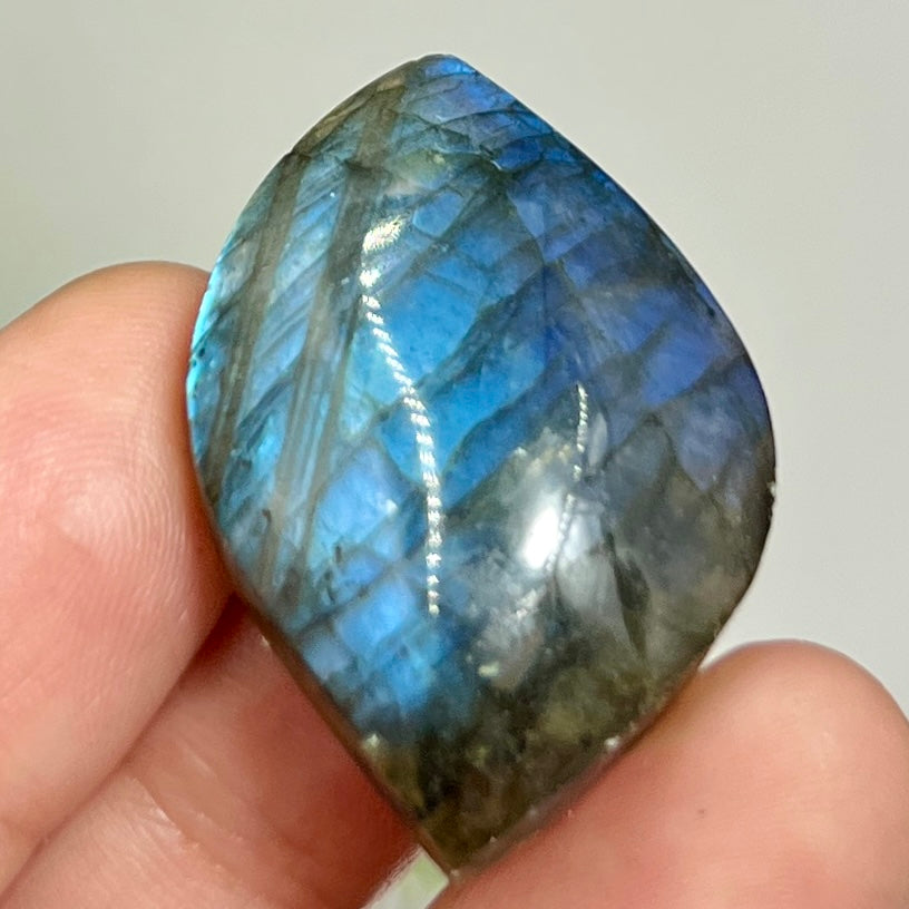 Labradorite Gemstone Cabochon DIY Jewellery Making Wire Wrapping Crystal 12g