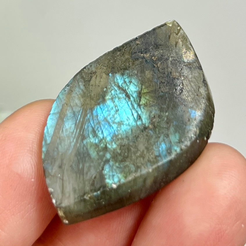 Labradorite Gemstone Cabochon DIY Jewellery Making Wire Wrapping Crystal 12g