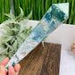 Moss Agate Wand with Stand Healing Crystal Ball 402g 218mm