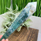 Moss Agate Wand with Stand Healing Crystal Ball 414g 217mm