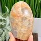 Moonstone Peach Free Form Healing Crystal Carving 378g