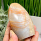 Moonstone Peach Free Form Healing Crystal Carving 378g