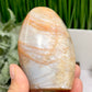 Moonstone Peach Free Form Healing Crystal Carving 378g