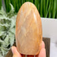 Moonstone Peach Free Form Healing Crystal Carving 322g