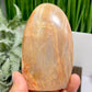 Moonstone Peach Free Form Healing Crystal Carving 322g