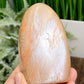 Moonstone Peach Free Form Healing Crystal Carving 322g