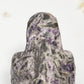 Purple Fluorite Sphalerite Raven Bird Healing Crystal Carving 773g