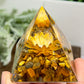 Tigers Eye Lotus Flower Crystal Sphere Orgonite Pyramid Chakra Energy Gemstones