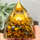 Tigers Eye Lotus Flower Crystal Sphere Orgonite Pyramid Chakra Energy Gemstones