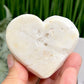 Quartz Heart with Angel Aura Healing Crystal Carving 192g