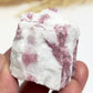 Pink Tourmaline in Feldspar Natural Healing Crystal Raw Specimen 92g