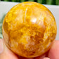 Golden Healer Quartz Sphere Healing Crystal Ball 158g 48mm