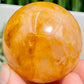 Golden Healer Quartz Sphere Healing Crystal Ball 152g 48mm