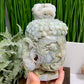 Moss Agate Buddha Druzy Crystal 1320g